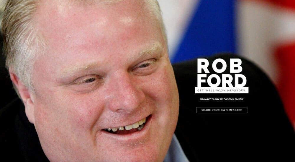 Get Well Rob Ford